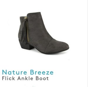 New Ankle Boot-Free-spirited fringe accent